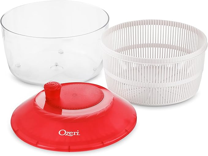Ozeri Italian Made Fresca Salad Spinner and Serving Bowl, BPA-Free