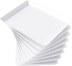 Lifewit Serving Tray for Party Supplies, Reusable Serving Platter for Catering, Snack, Fruit, Charcuterie, Appetizer, Plastic Food Trays, Hosting Essentials, BPA Free, 8 Pcs, Extra Large(16" x 12")