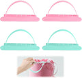 4pcs Cake Decorating Tools，Cake Arch Guide Tool & Essential Cake Tools – Includes Arch Ruler,Flip Ruler for Birthday/Wedding Cake Decor, Fits Various Cakes，for Home Bake