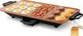 CookSimple Everyday 20"x12" Electric Griddle–1700W Nonstick PPG Ceramic Surface, Large Flat Design, Perfect for Family Meals, Pancakes&Eggs, Fast Even Heating, Easy to Clean, Ceramic Copper