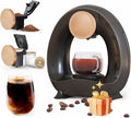 Single-Serve Coffee Maker, 2 in 1 One Cup Coffee Machine Compatible with K-Cup Pod & Coffee Grounds/Tea with One Button Operation,Fast Brew in 1 minute,Compact For Home, Office, RV and Dorm (Black)
