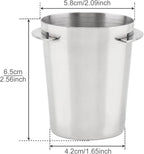 Coffee Dosing Cup 58mm, Stainless Steel Espresso Coffee Dosing Cup Espresso Coffee Machine Accessories, Coffee Powder Feeder Part Coffee Grinder Powder Cup Compatible with 58mm Portafilter
