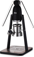 Manual Espresso Maker Set - Hand Press Espresso Machine – 12Bar Pressure Profiling, Dual-Lever Manual Coffee Maker with Pre-Infusion, Portable for Custom Espresso Shots, Stainless Steel (Black)