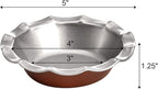 Tosnail 6 Pack 5" Mini Fluted Tart Pan, Pie Pan, Small Pie Tart Mold, Nonstick Quiche Pan for Baking