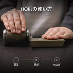 HORL 2 Pro Rolling Knife Sharpener - Kitchen Knife Sharpener for Razor Sharp Edges Made in Germany - Easy Knife Sharpening Kit with 3:1 Planetary Gear with Magnetic Holder with 15 & 20 Degrees