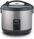 Tiger JNP-S10U-US 5.5 Cup Capacity White Rice Cooker with Non-Stick Inner Pot, Retractable Power Cord, and Keep Warm up to 12 hours (Urban Satin)