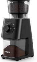 Ollygrin Coffee Grinder Electric, Conical Burr Coffee Bean Grinder with 30 Grind Settings