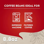 Lavazza Qualità Rossa Ground Coffee, Medium Roast, Arabica and Robusta Blend, 8.8 oz Brick