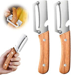 Multi-Functional Vegetable Peeler for Kitchen, 2026 Upgraded 2-in-1 2-in-1 Stainless Steel Fruit Peeler with Bottle Opener for Potatoes Carrots Cucumbers Kitchen Gadgets (2)