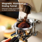 Reoszeank 54mm Espresso Accessories Kit, Coffee Distributor and Tamper Leveler, WDT Tool and Dosing Funnel Set Fits Breville 54 mm Espresso Machines and Portafilters