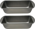 Bread Loaf Pans Set of 2, 10” x 5” Nonstick Bakeware for Banana Bread, Meatloaf, Zucchini, Pumpkin, Sourdough, Steel Loaf Baking Pans, Dishwasher Safe