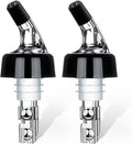 SuproBarware Automatic Measured Bottle Pourer - Quick Shot Spirit Measure Pourer Drinks Wine Cocktail Dispenser Home Bar Tools - 2 pack 1.5oz