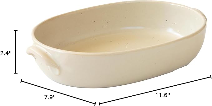 Banko Ware Au Gratin Dish, Large, Diameter Approx. 11.8 inches (30 cm), Heat Resistant, Pottery, Oven Safe, Direct Fire, Microwave, Dishwasher Safe, Beige, Made in Japan