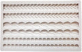 ScivoKaval Silicone Pie Crust Mold Impression Mat Knit Rope Pearl Border Lace Chain Molds Fondant Cake Decoration Mould Chocolate Cookie Sugar Craft Icing Gum Paste Pastry for Kitchen Baking Tools