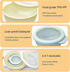 Premium Plastic Mixing Bowls with Lids – 4 Nesting Bowls for Meal Prep, Storage & Serving | Airtight, Durable, Leakproof, Lightweight, BPA-Free & Dishwasher Safe