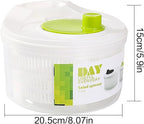 Small Lettuce Spinner - Salad Bowl Spinner, Salad Dryer for Washing Spinner, Small Salad Spinner for Draining Greens, Fruits, and Vegetables