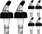 6 Pack Measured Liquor Pour Spout, Liquor Bottle Pourers, Measure Pour Spout for Liquor Bottles, Bottle Pourers for Alcohol, Shot Pourer Cocktail Liquor Dispenser Bar Bartending Tool -1.5oz/45ml