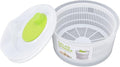 Salad Spinner, Salad Drye with Rotary Handle, 3L Plastic Salad Drainer Vegetable Dryer Multifunction Easy Draining Fruit Washer Manual Lettuce Dryer for Cooking