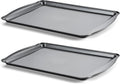 Baking Sheet Set of 2-17" x 11" x 0.5" Carbon Steel Cookie Sheet for Baking, Nonstick Baking Pan with Dual Handles, Rust & Warp Resistant, Perfect for Baking, Roasting, and More