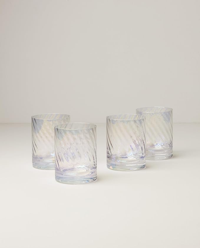 Lenox 897833 Tuscany Classics Iridescent Double Old Fashioned Glasses, Set Of 4