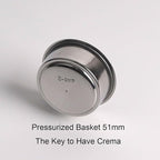 CAPFEI 51mm Pressurized Filter Basket Compatible with Gevi/CASABREWS/CAPRESSO - Dual Wall Filter Basket - 2 Cups Capacity