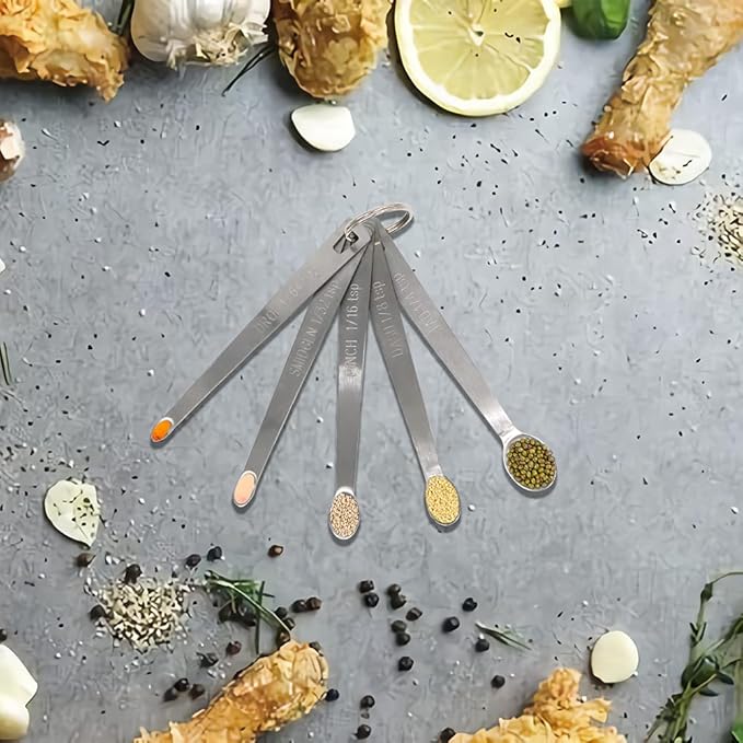 1PCS 1/6 Teaspoon(1/6tsp, 0.83ml) Single Tiny Measuring Spoon, Small Individual Stainless Steel Measure Spoons Only