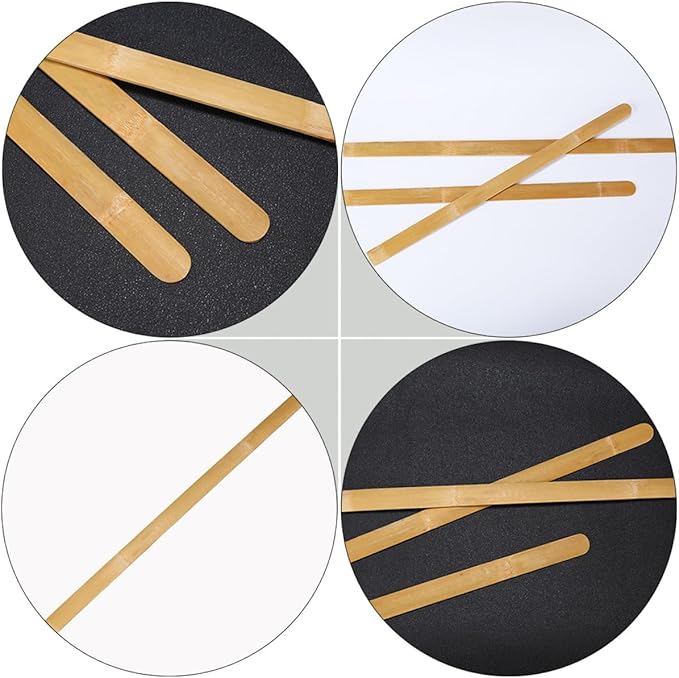 DOITOOL 4 Pcs Pancake Turning Sticks Kitchen Utensils Household Cooking Tool for Turning Thin Pancakes and Pancakes 50cm Length Flat Spatula Turner Set