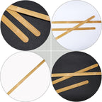 DOITOOL 4 Pcs Pancake Turning Sticks Kitchen Utensils Household Cooking Tool for Turning Thin Pancakes and Pancakes 50cm Length Flat Spatula Turner Set