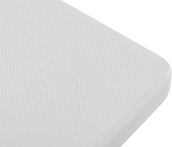 TrueCraftware- 20" X 15" X 1/2” Cutting Board for Kitchen White Color Plastic- Durable Color Coded Kitchen Cutting Board Chopping Board Non Slip Cutting Mat for Meat Vegetables Dishwasher Safe
