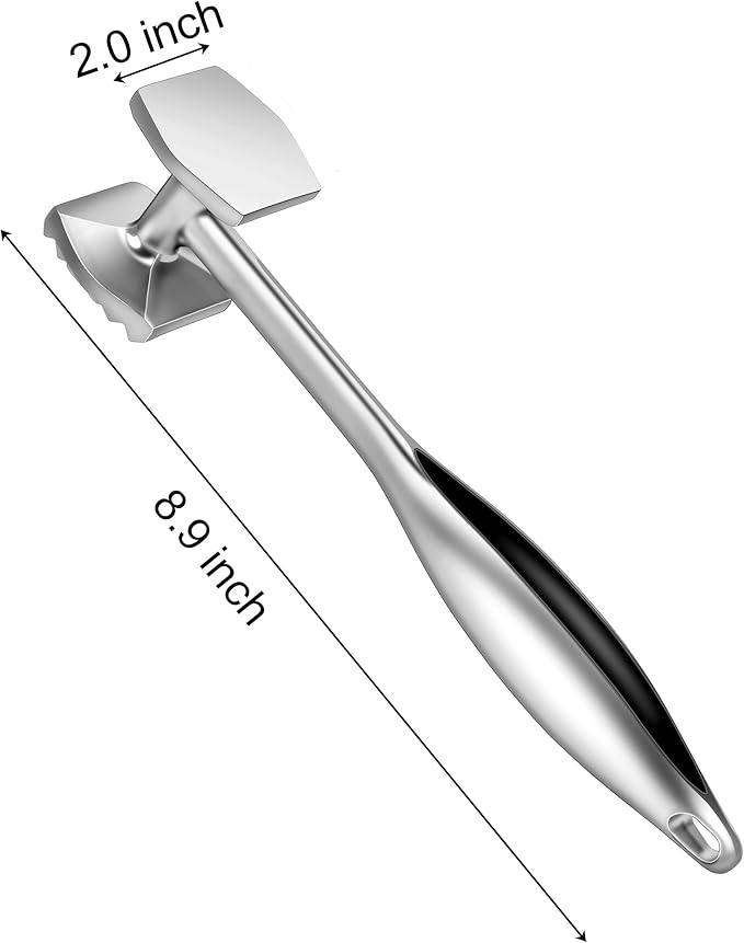 Meat Tenderizer Kitchen Mallet Hammer Tool Manual Pounder For Tenderizing Chicken Steak Beef Poultry