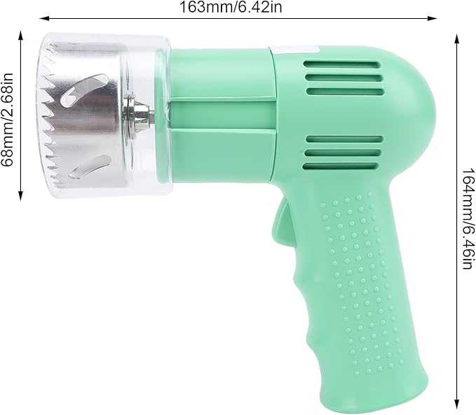 ASHATA Automatic Coconut Opener, Coconut Opener Tools Set, Stainless Steel Coconut Puncher, Coconut Meat Removal Tool, Electric Coconut Puncher Opening Tool for Young and Mature (Green)