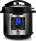 6 Quart Digital Electric Pressure Cooker – Stainless Steel Multi-Cooker with 14 One-Touch Programs, Locking Lid & Easy Clean Design