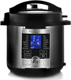 6 Quart Digital Electric Pressure Cooker – Stainless Steel Multi-Cooker with 14 One-Touch Programs, Locking Lid & Easy Clean Design