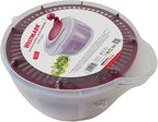 Westmark Germany Vegetable and Salad Spinner with Pouring Spout (Red/Clear)