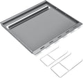 7637 Full-Size Griddle Insert for Weber Spirit I & II 200 Series Gas Grills, Carbon Steel Griddle E210 E220 E215 S210 S220, Flat Top Griddle for Weber, Outdoor Indoor Griddle with Removable Handles