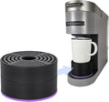 Elevate Anti-Splash Cup Riser Accessory for most Keurig K-cup, Cuisinart Single Serve, and other Coffee Makers, Adjustable for Cup Size and Drip Tray Type (Black with Lilac Base)