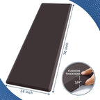 KitchenClouds Kitchen Mat Cushioned Anti Fatigue Rug 24"x70" Water Resistant, Non Slip, Standing and Comfort Desk/Floor Mats for House Sink Office (Chocolate)