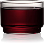 Viski Bodega Glasses - Stackable Drinking Glasses Set - Modern Glassware for Wine and Cocktails - 7oz Set of 6