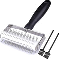 Pizza Dough Docker Roller Stainless Steel, Pin Puncher Dough Hole Maker, Docking Tool for Pizza Pie Cookie Pastry Bread
