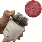 2-in-1 Meat Tenderizer & Marinade Injector with Stainless Needles， Kitchen Tool for Injecting Marinades & Tenderizing Meats, Ideal for BBQ, Smoking, and Cooking Beef, Turkey, Pork, and Poultry