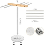 Pasta Drying Rack, Large Noodle Drying Rack with Stable Marble base, Easy to Use and Transfer for Drying Pasta and Cooking.