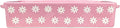 10 Strawberry Street Daisy Rectangular Baker, Pink