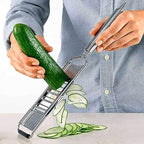 Multifunctional Peelers，Vegetable slicer,Hanging Grater Peeler Kitchen Accessories Slicer 304 Stainless Steel Peeling Tool Machine for Household Kitchen Fruits and Vegetables Kitchen Gadgets (Silver)