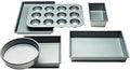 Chicago Metallic Commercial II Non-Stick 6-Piece Bakeware Set, Silver