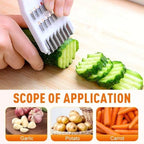 5-in-1 Multifunction Vegetable Peeler and Grater, Kitchen Slicer Tool with Stainless Steel Blades, Red