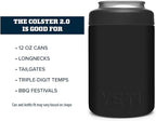 YETI Rambler 12 oz. Colster Can Insulator for Standard Size Cans, Black (NO CAN INSERT)