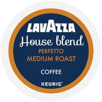 Lavazza House Blend Perfetto, Single-Serve Keurig K-Cup Pods, Medium Roast Coffee, 88-Count Box (4 Packs of 22)