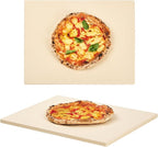 Professional Pizza Stone for Oven – 13.8x17.7 Inch Cordierite Baking Stone Board, Grill & BBQ Safe, Heavy Duty for Perfect Crust (35x45cm)