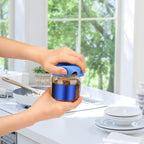 Leezmark 6pcs Jar Opener, Rubber Jar Opener Gripper Pads Kitchen Coasters Multi-function Jar Openers for Seniors with Arthritis Weak Hands(Blue, Purple)