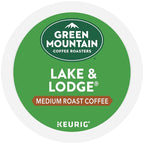Green Mountain Coffee Roasters Lake and Lodge Blend Keurig Single-Serve K-Cup pods, Medium Roast Coffee, 96 Count